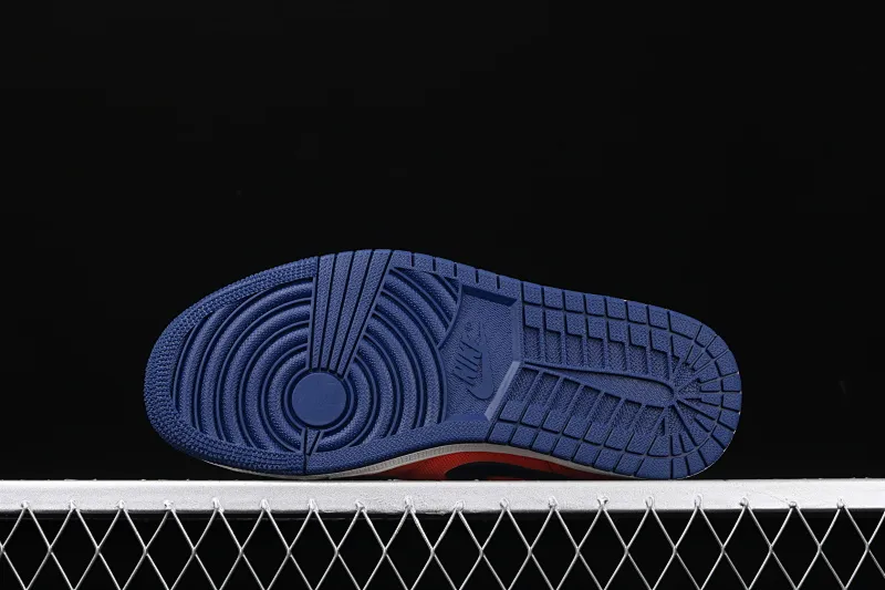 All categories Air Jordan Jordan series basketball shoes Air Jordan 1 Mid Air Jordan 1 Mid AJ1 Joe 1 Zhongbang blue and orange basketball shoes CD7240-801